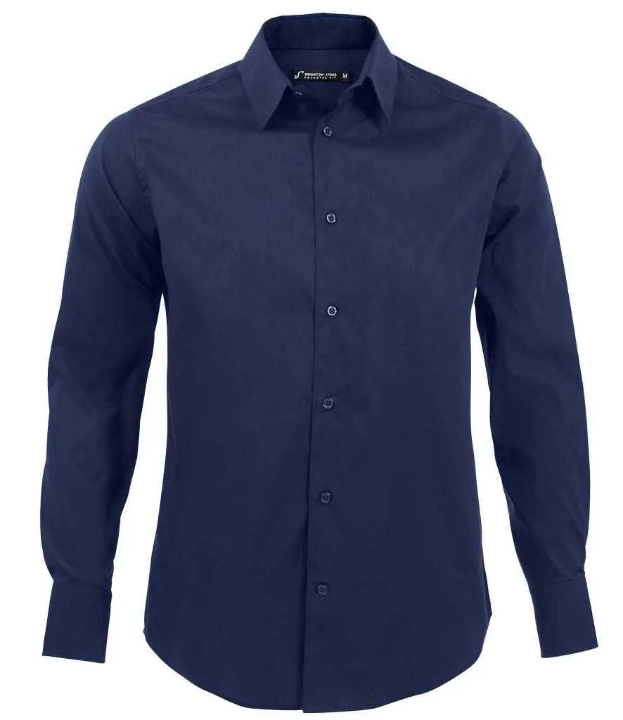 17000 - SOL'S Brighton Long Sleeve Fitted Shirt