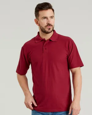 50/50 Piqué Polo | BURGUNDY