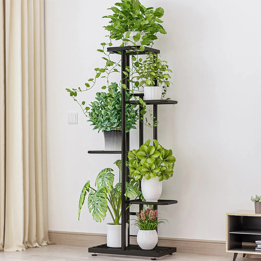 6 Pot Multi Layer Metal Plant Stand Home Decor