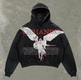 Archangel casual streetwear cotton hoodie