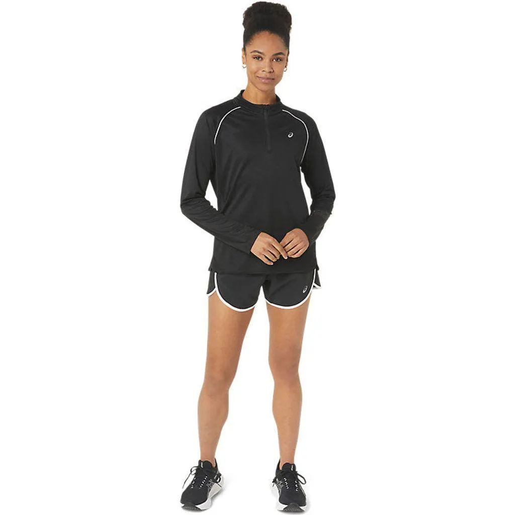 Asics Icon Long Sleeve 1/2 Zip Womens Tee