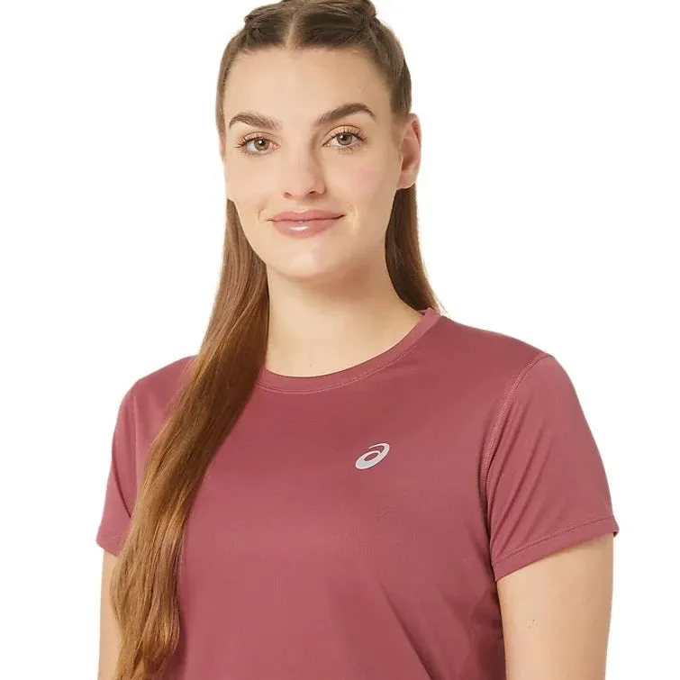 Asics Silver Womens Short Sleeved Shirt