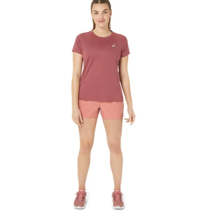 Asics Silver Womens Short Sleeved Shirt