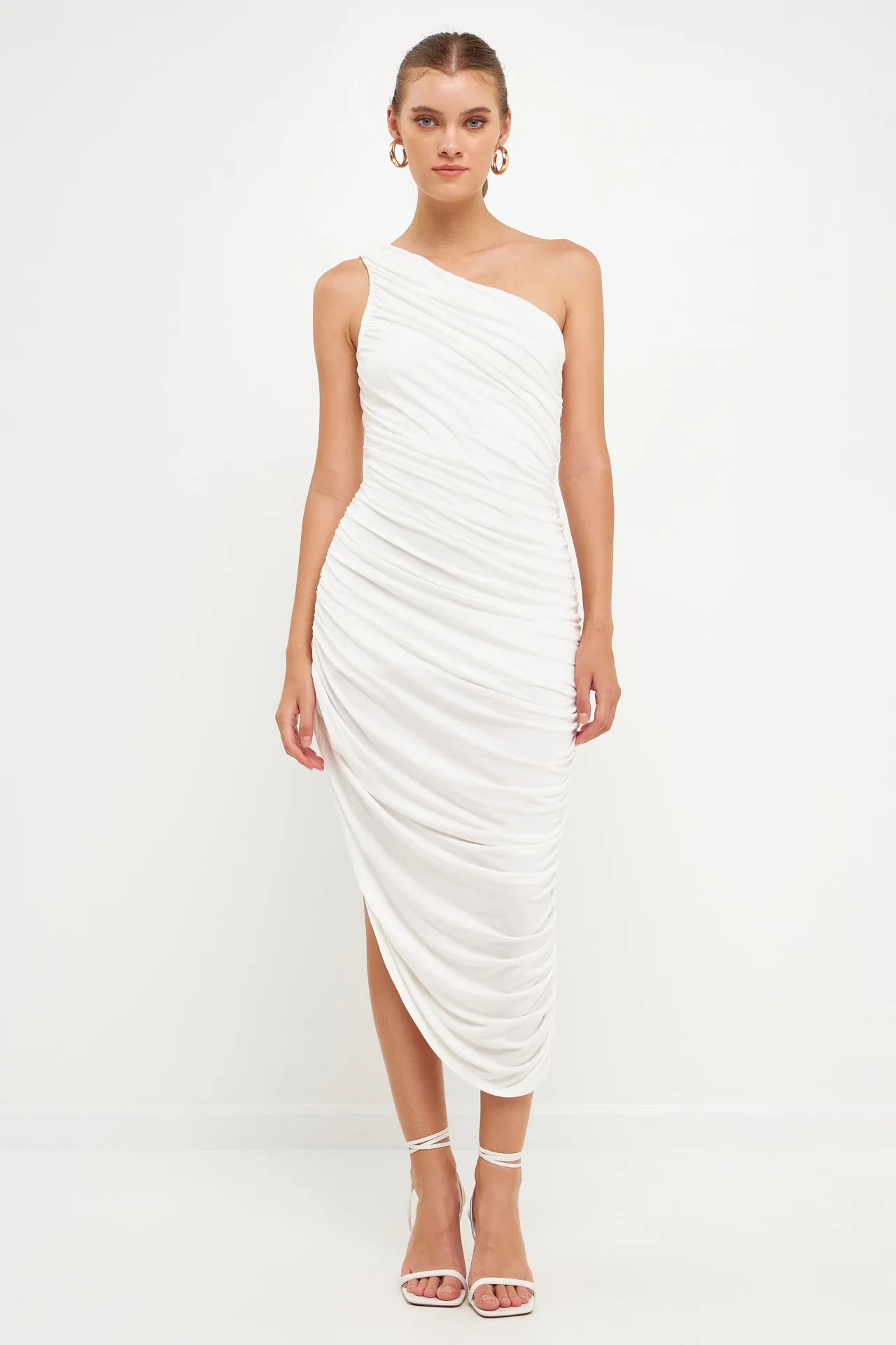 Asymmetrical Jersey Dress