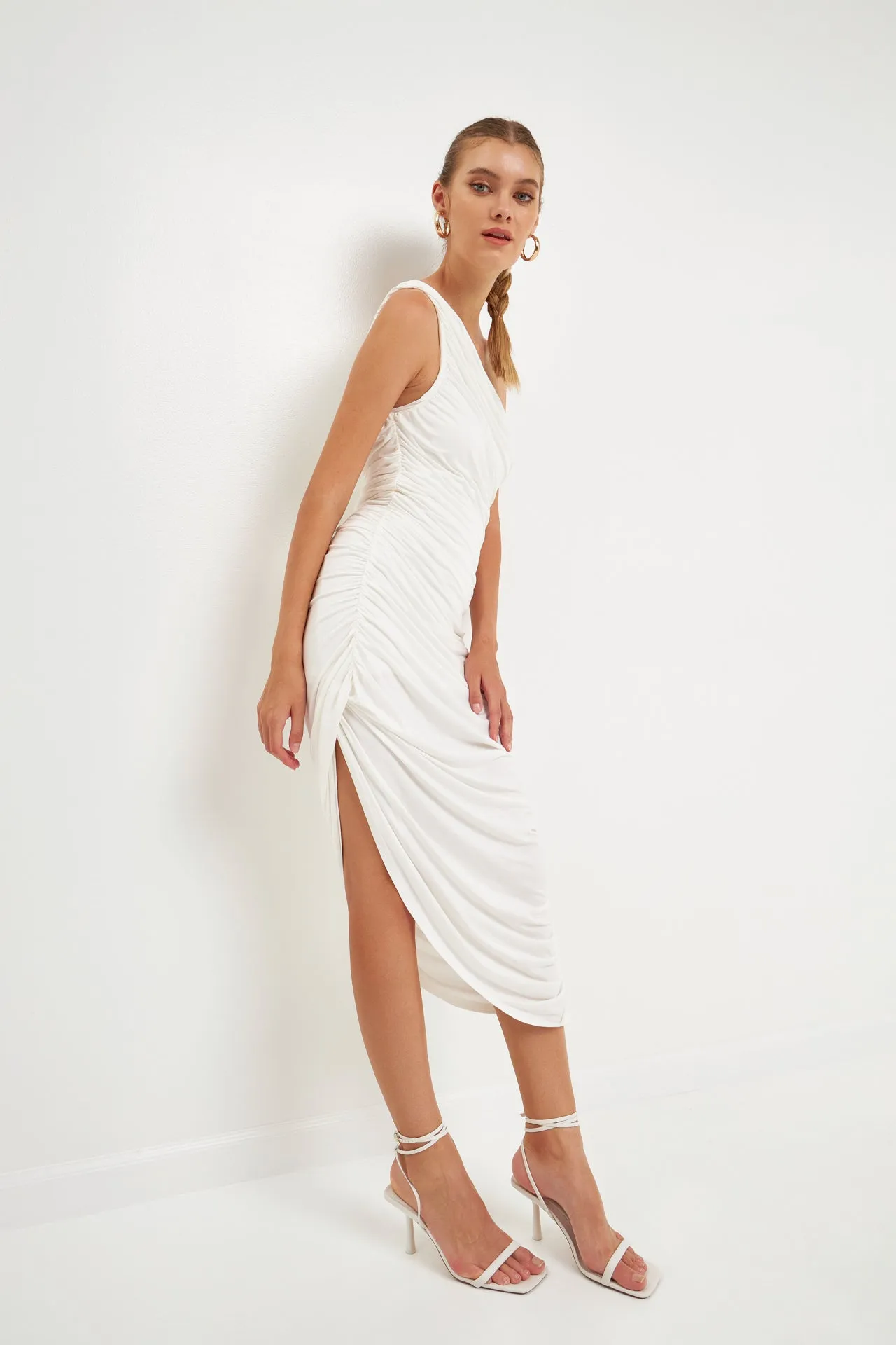 Asymmetrical Jersey Dress