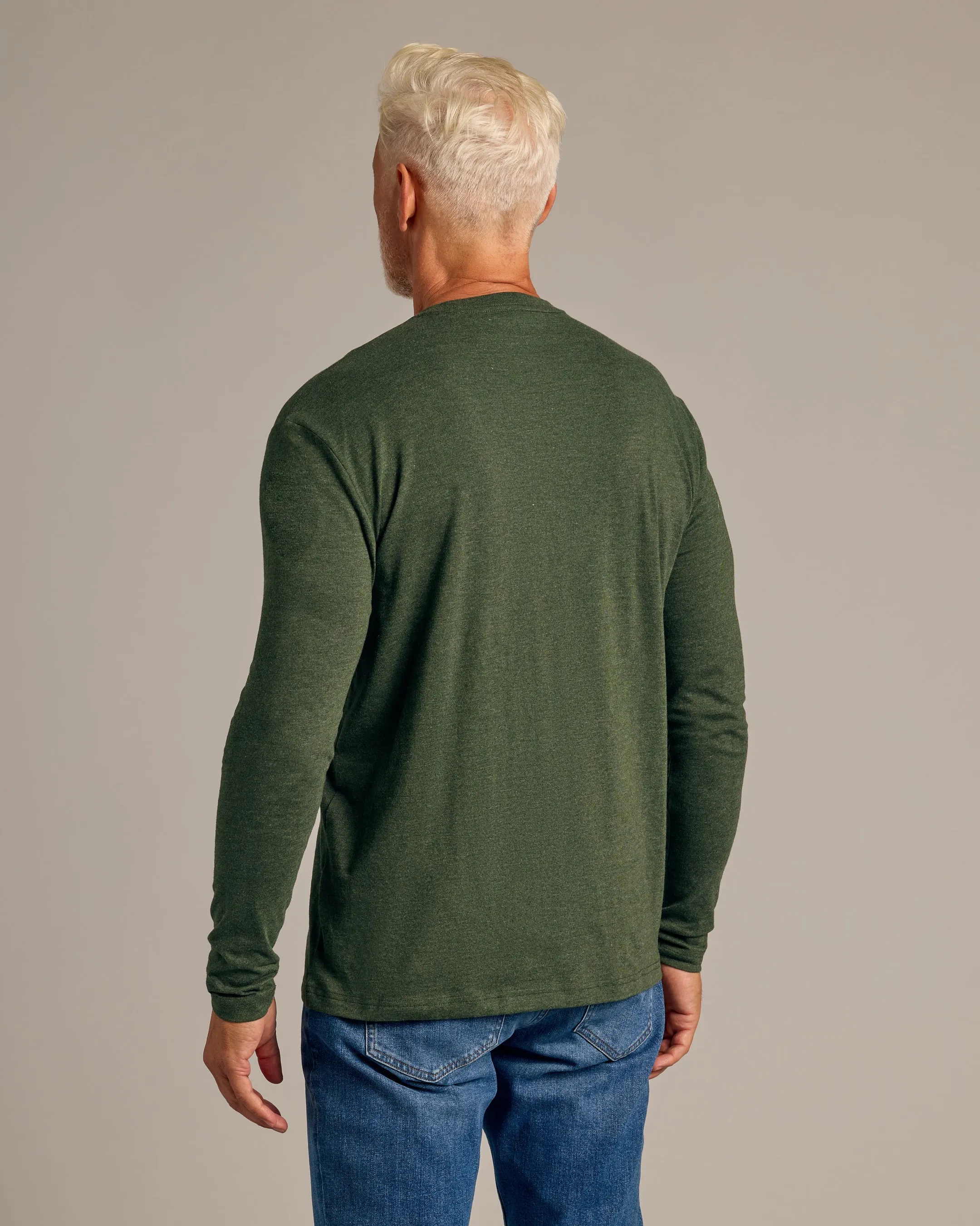 Autumn Blend Long Sleeve Classic Crew  3-Pack