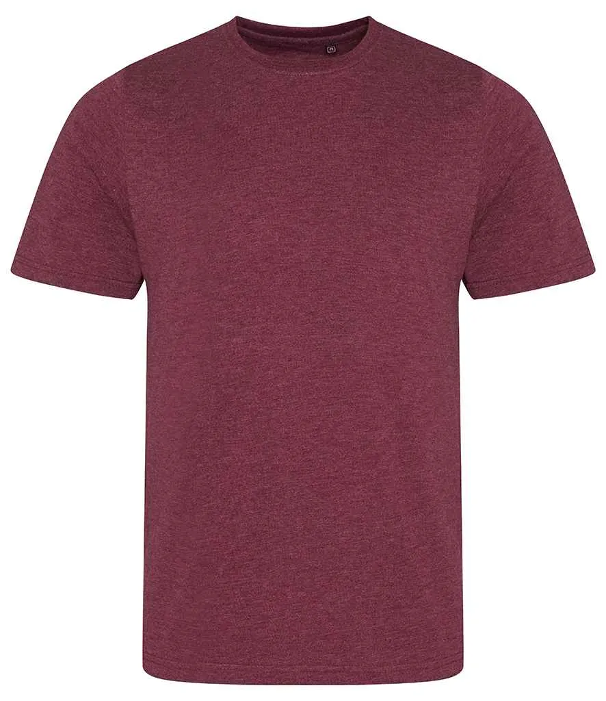 AWDis Tri-Blend T-Shirt | Heather Burgundy