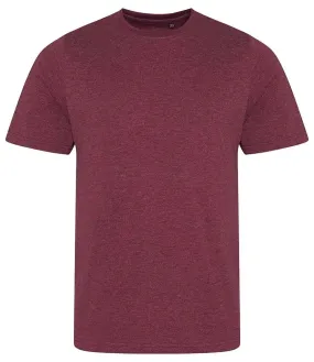 AWDis Tri-Blend T-Shirt | Heather Burgundy