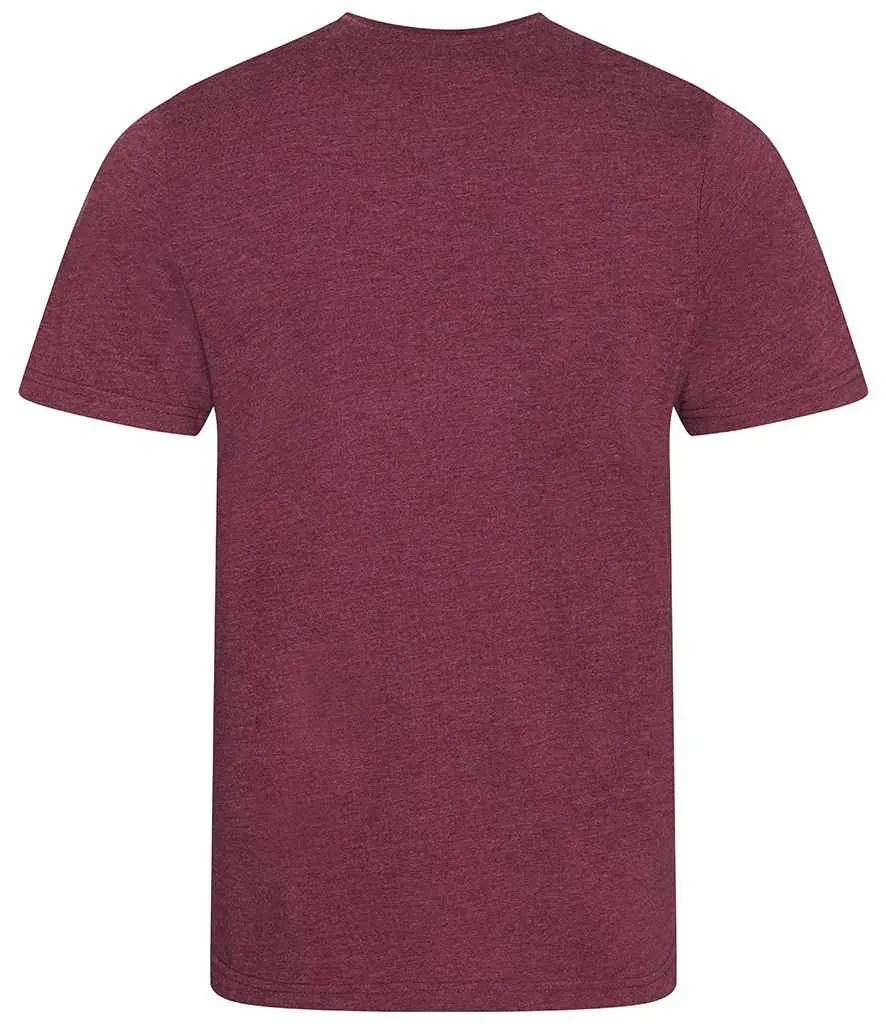 AWDis Tri-Blend T-Shirt | Heather Burgundy