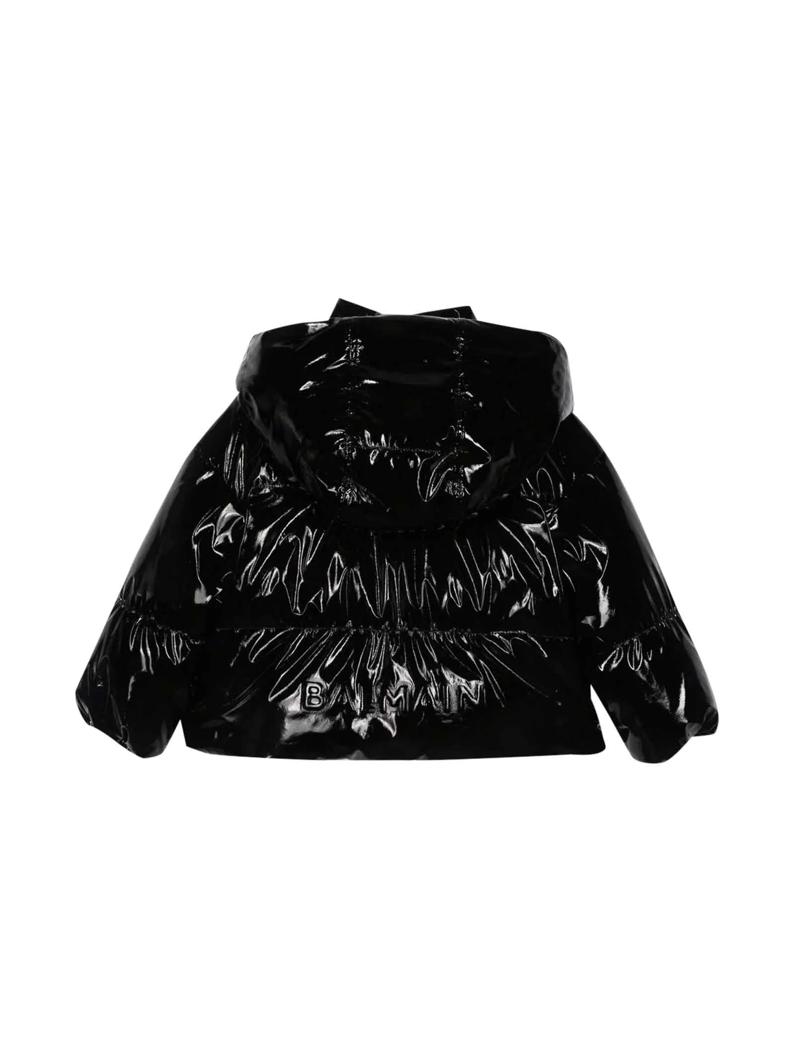 Balmain Kids Hooded Padded Coat