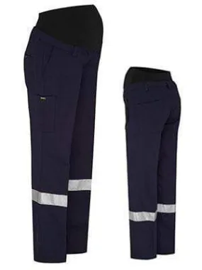 Bisley 3M Taped Maternity Drill Work Pant BPLM6009T