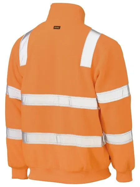 Bisley Taped Hi Vis Rail Polar Fleece Jumper (BK6816T)