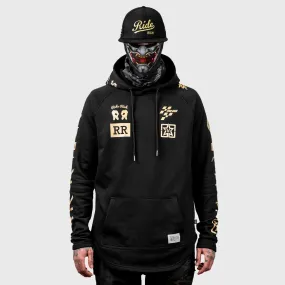 Branded V2 Scoop Pullover Hoodie {Gold on Black}