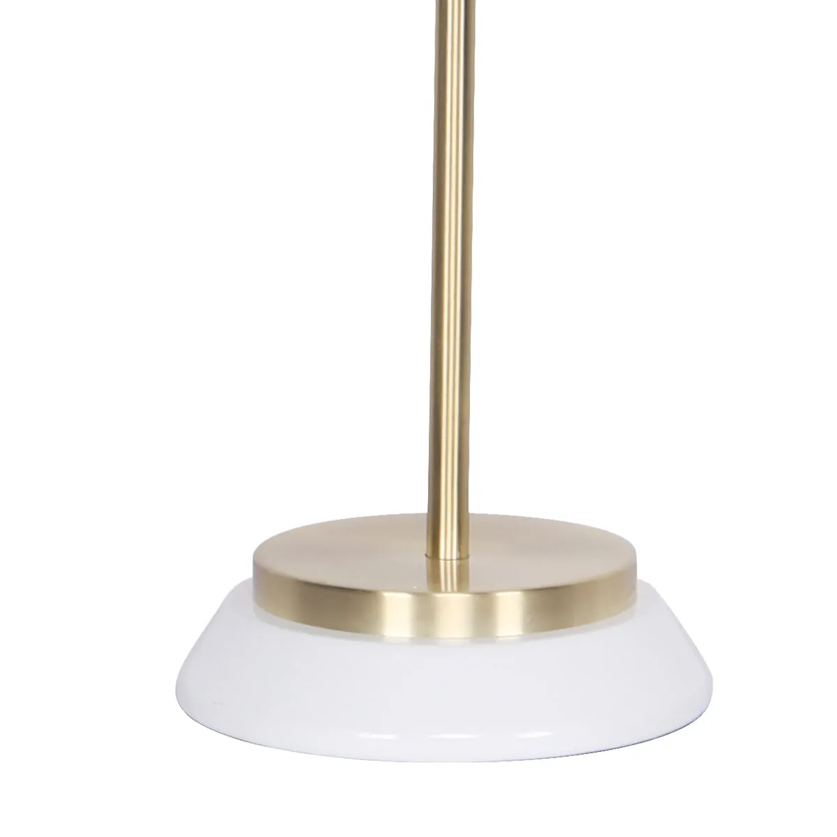 Brass Finish Table Lamp with Double-Layer Base, Sarantino