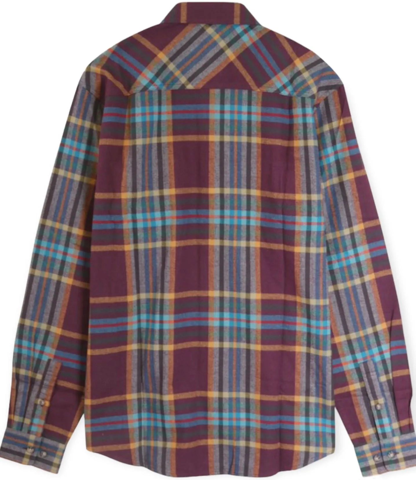 Burgundy  Flannel Shirt