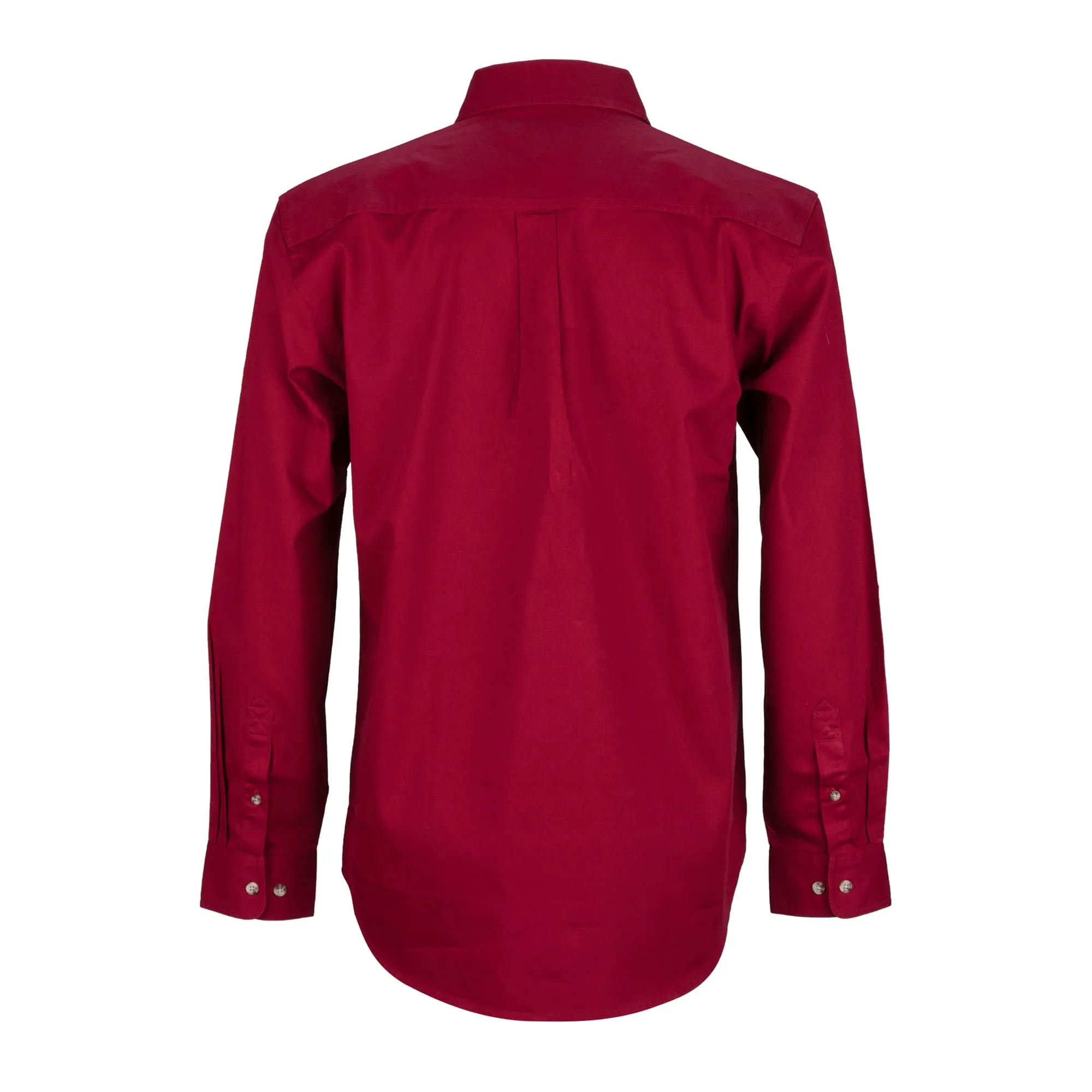 Burke & Wills Men's Flinders Shirt | Burgundy