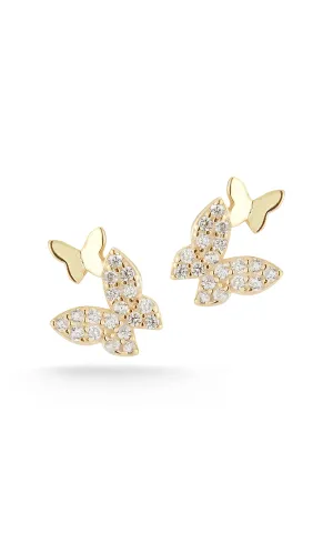 Butterfly Stud Earring