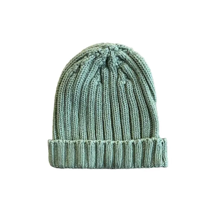 Cappello in maglia Pistacchio