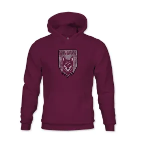 Chattanooga Red Wolves SC Color Badge Youth Fleece Pullover Hoodie - Maroon