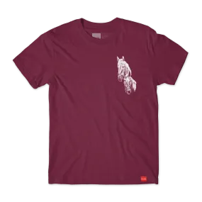 Chocolate San Choco Tee Burgundy