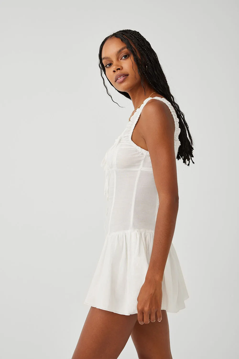 Christa Ruffle Mini Dress - Sunrose