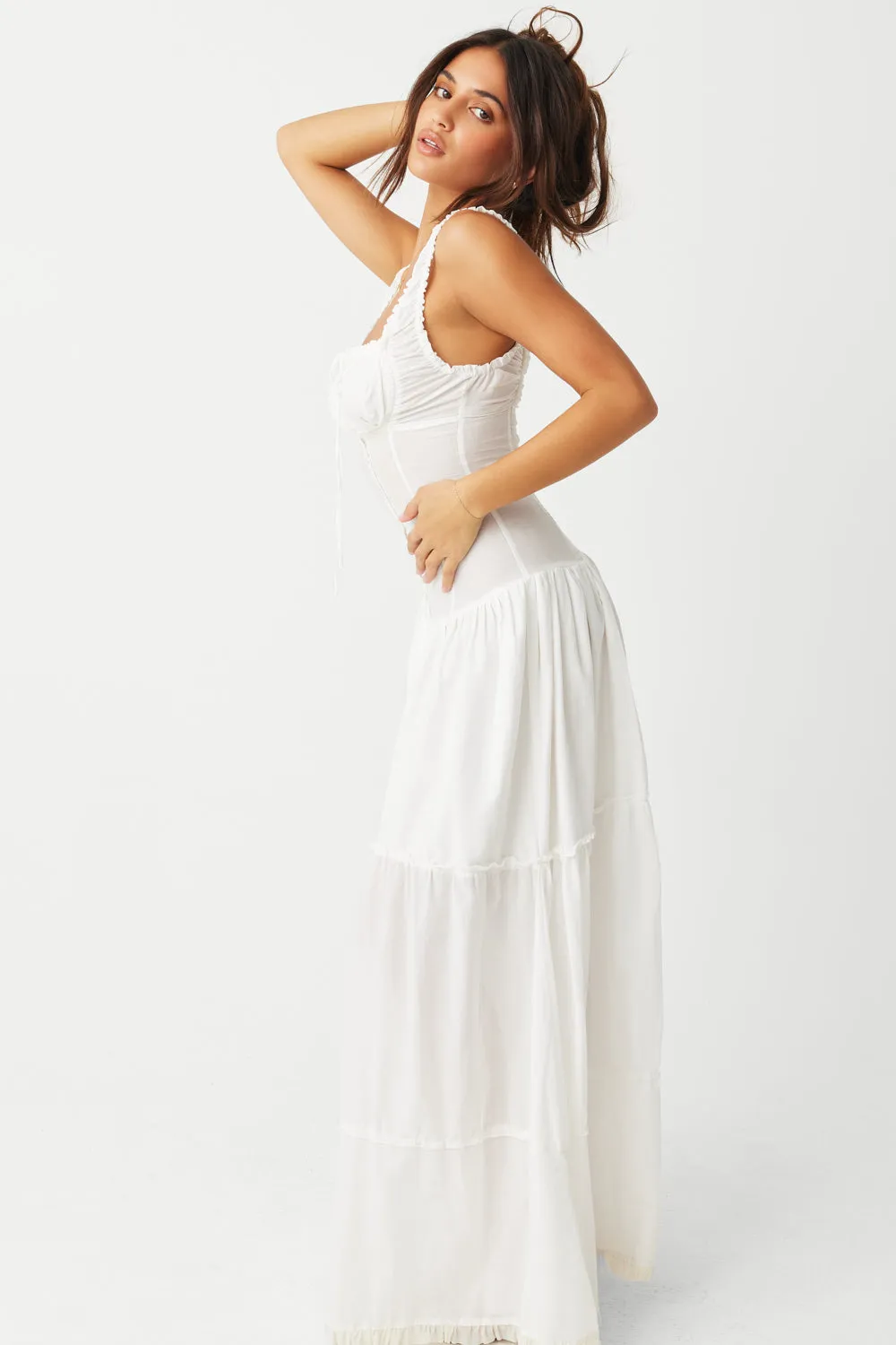 Christabelle Ruffle Maxi Dress - Sunrose