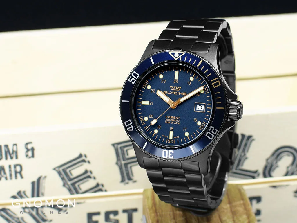 Combat SUB 42 Black PVD Blue Ref. GL0295