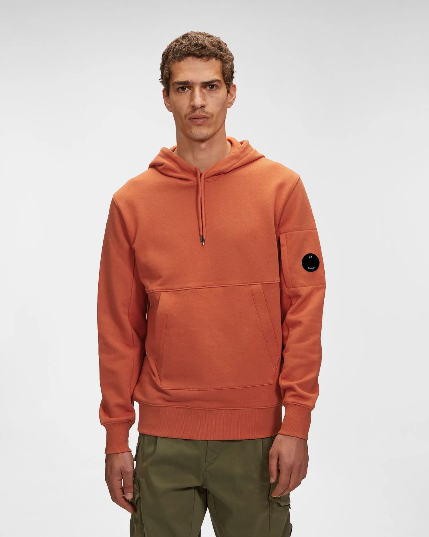 CP Company Pullover Hoodie Orange