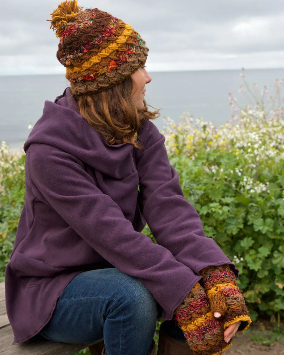 Crochet Gloves with Silk