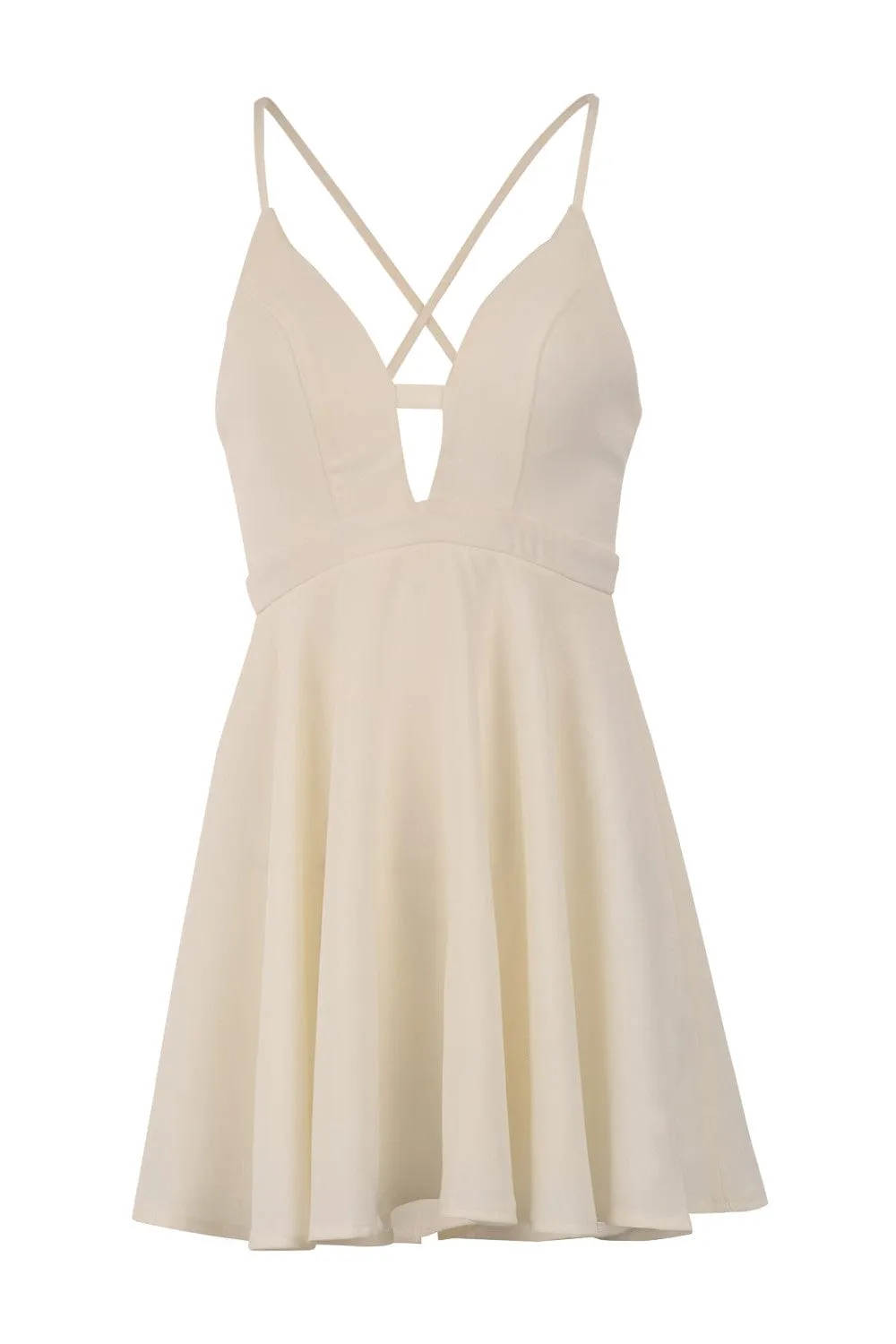 Cut Out Back Slip Dress