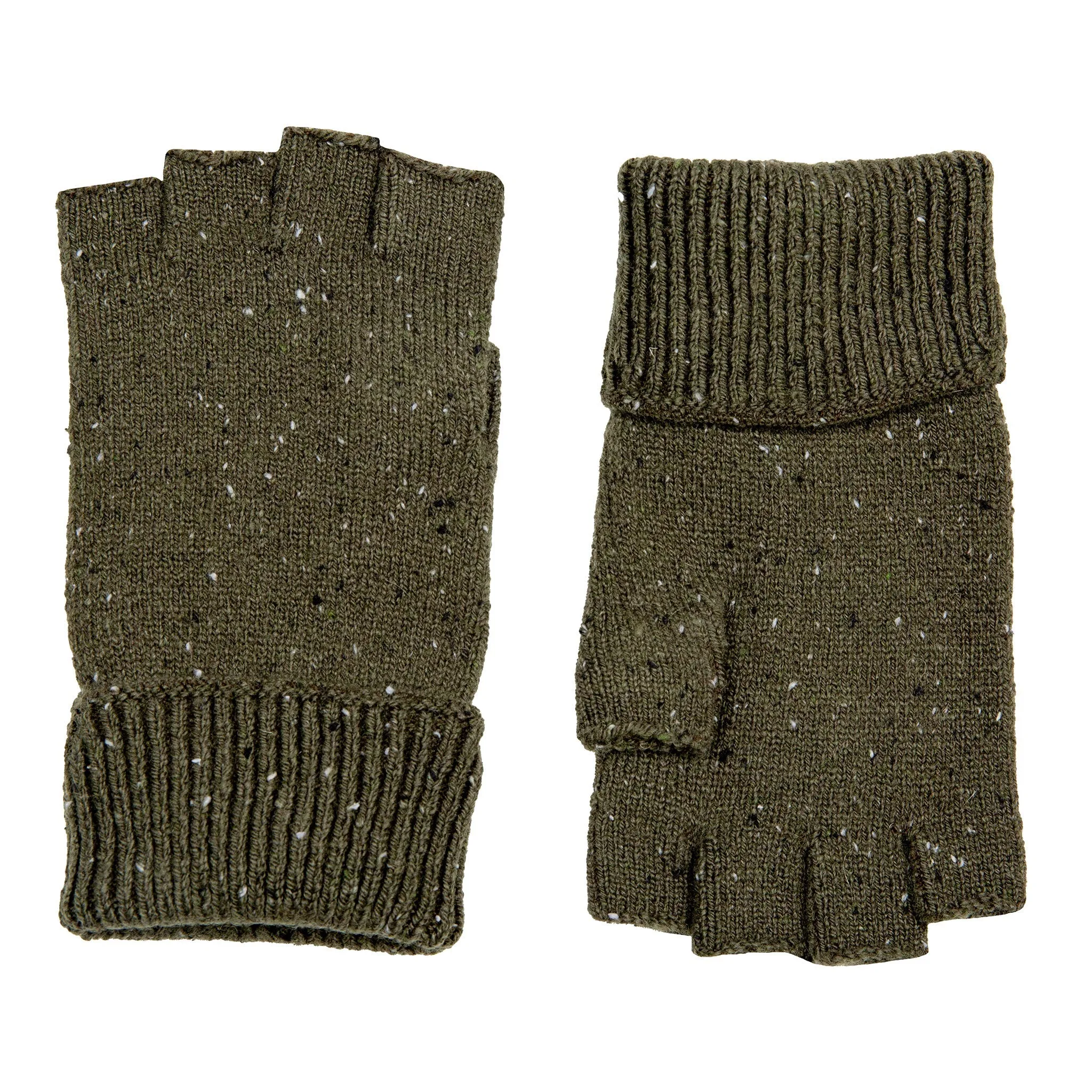 Dents Fingerless Knitted Glove with Cuff