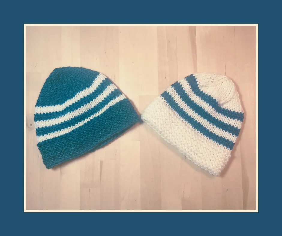 DIY KNITTING KIT - Beanie - Mariniere (multi size)