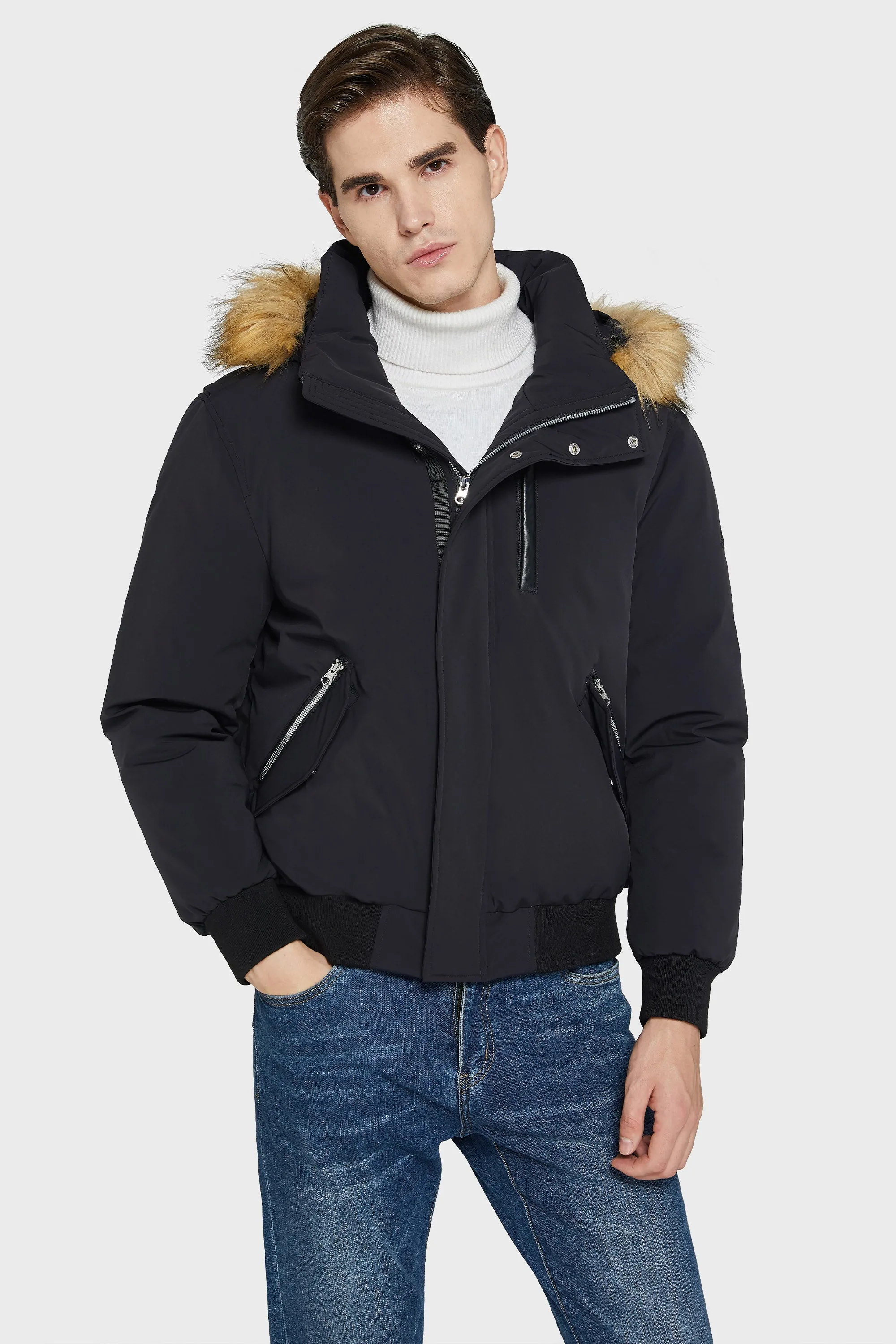 Double Snap Winter Down Coat