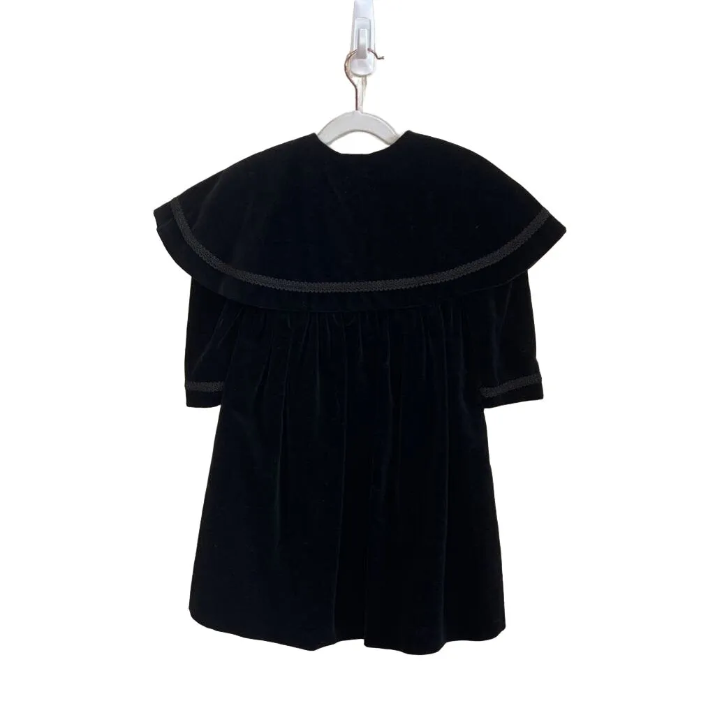 Dress Coat w/Velvet Trim