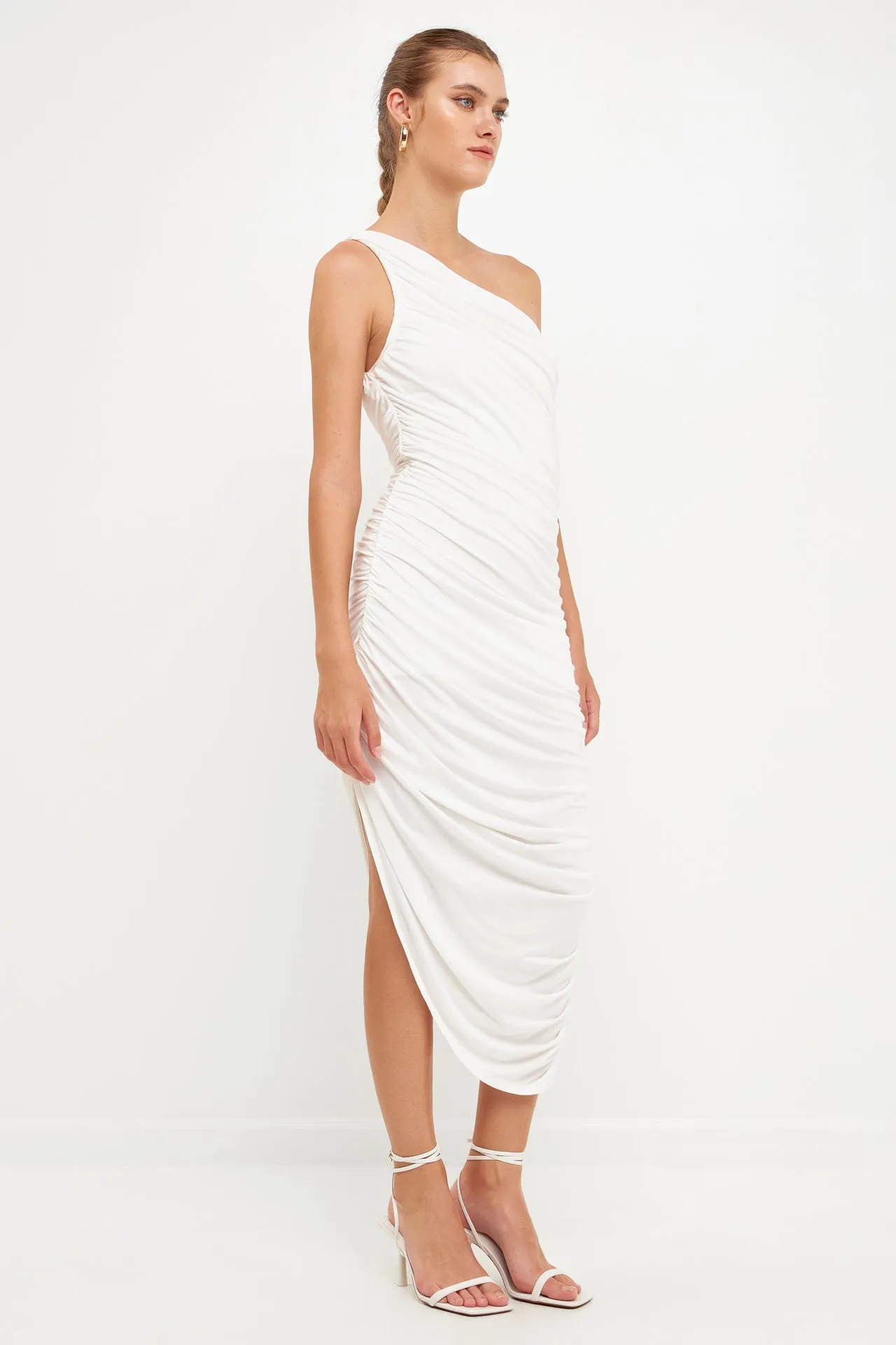 Endless Rose - Asymmetrical Jersey Dress