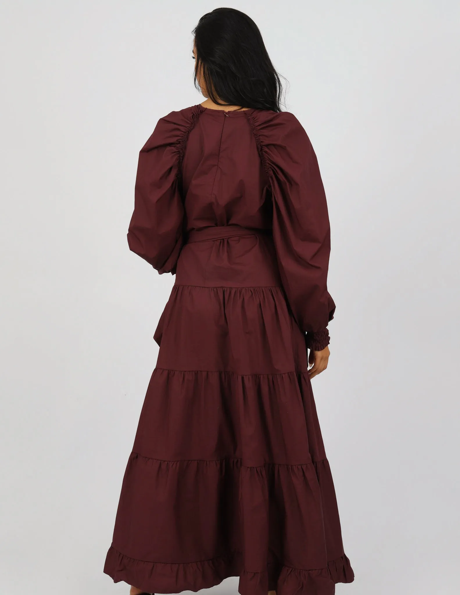 Escape Pristine Puff Sleeve Dress