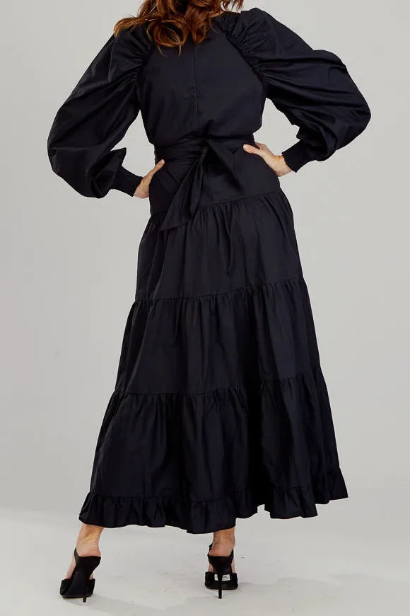 Escape Pristine Puff Sleeve Dress