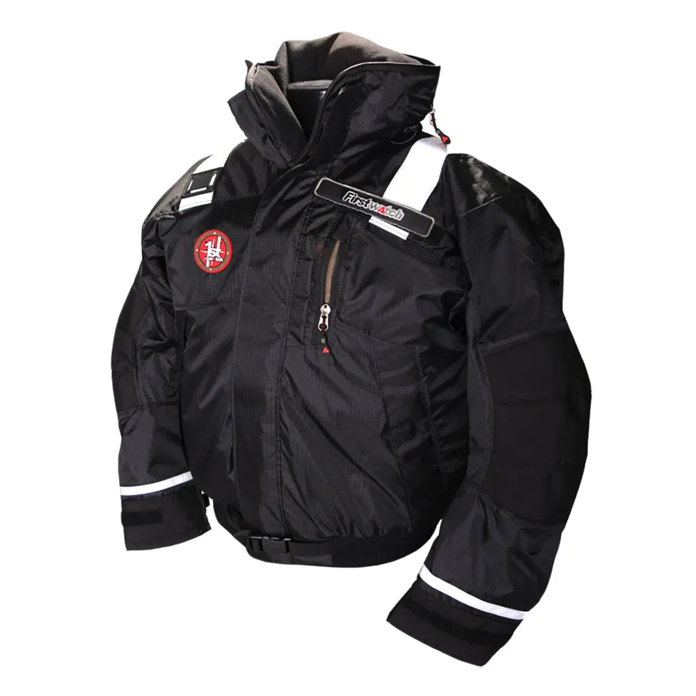 First Watch AB-1100 Flotation Bomber Jacket - Black - Medium [AB-1100-PRO-BK-M]