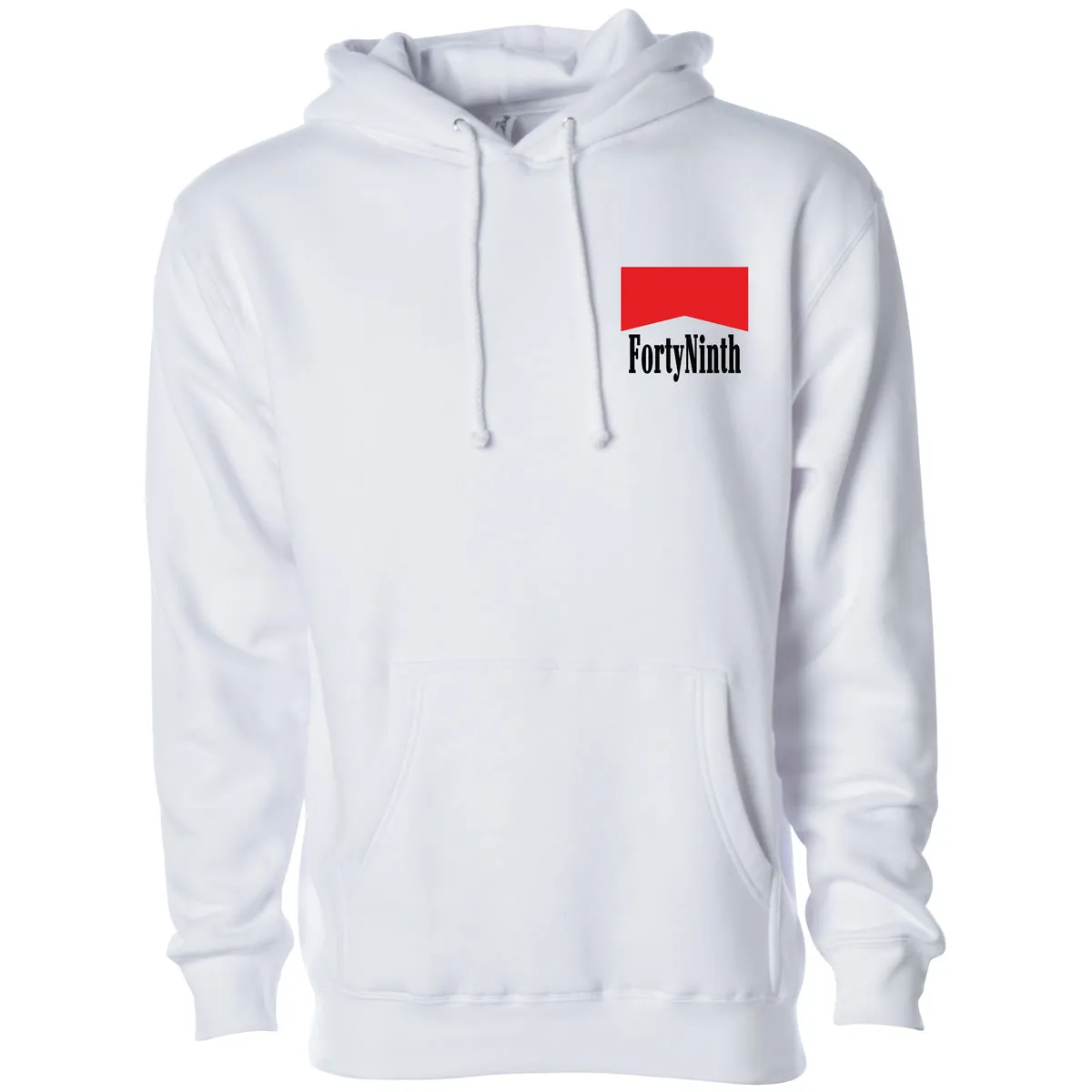 Forty Ninth Banner White Hoodie