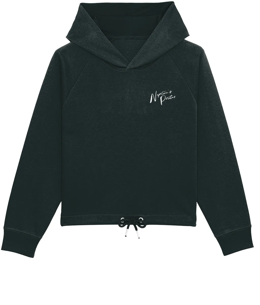 'Friends Not Food' Women's Boxy Cropped Hoodie