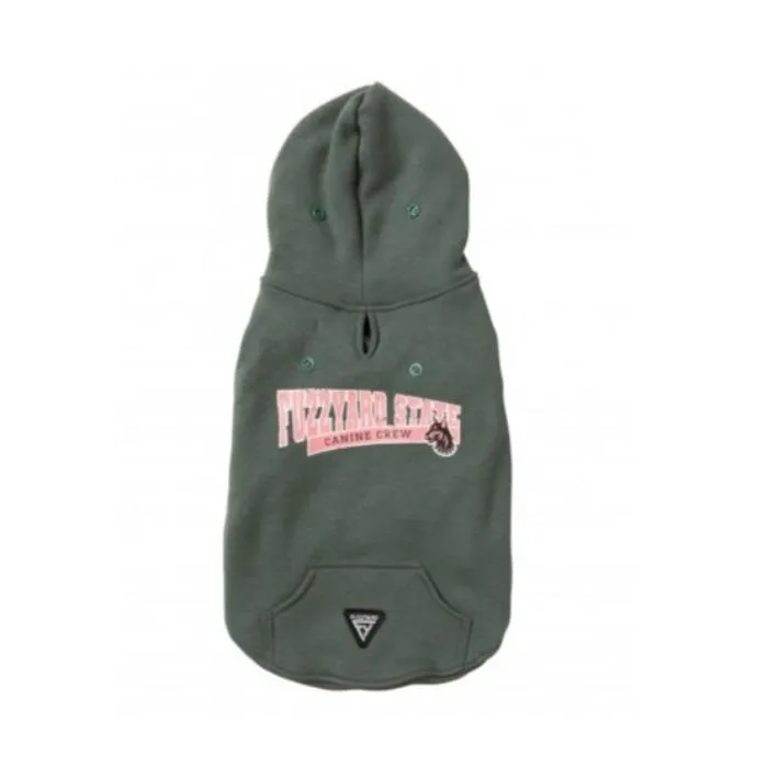 FuzzYard | State Hoodie - Dog Jumper Myrtle Green