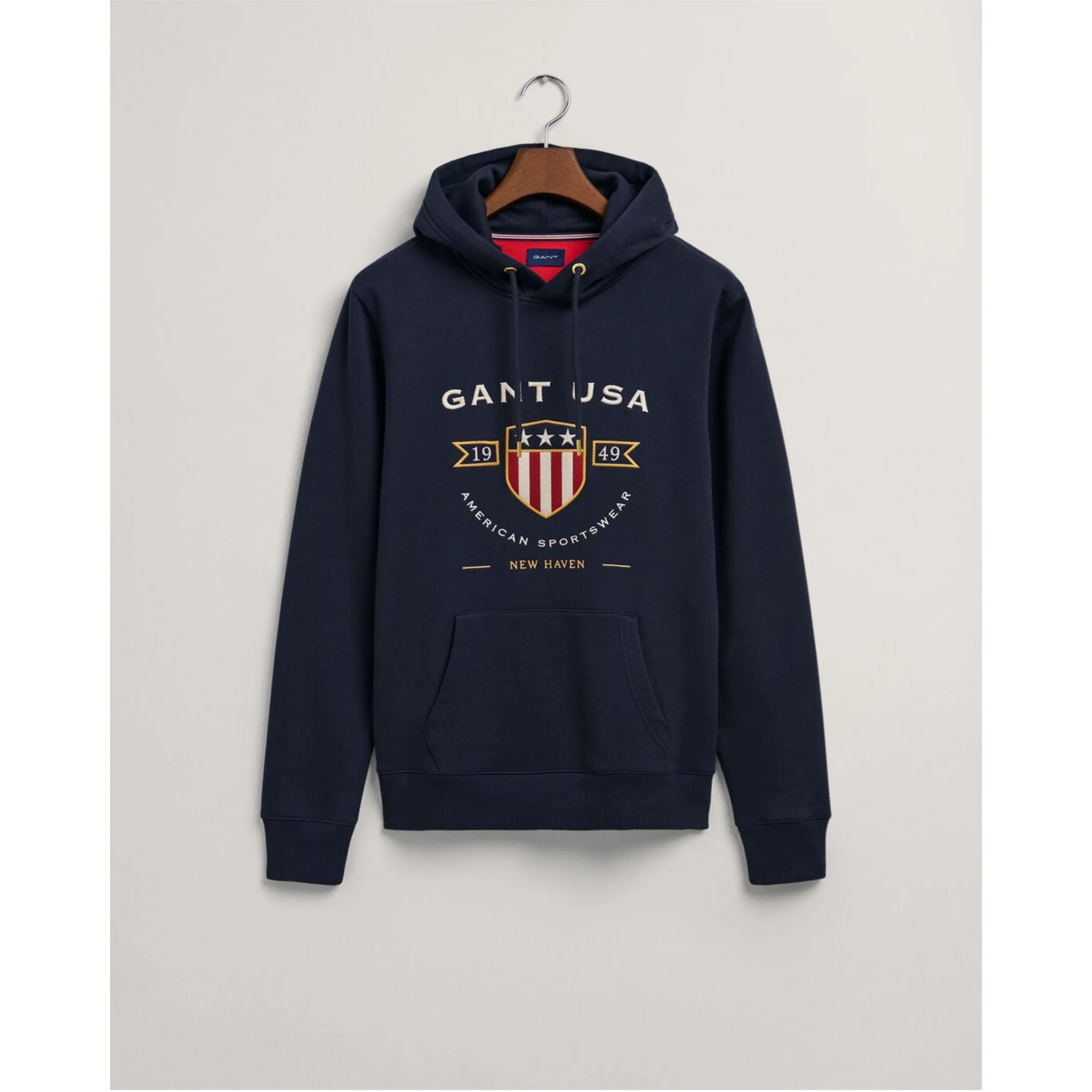 GANT Banner Shield Hoodie 2007039 Evening Blue