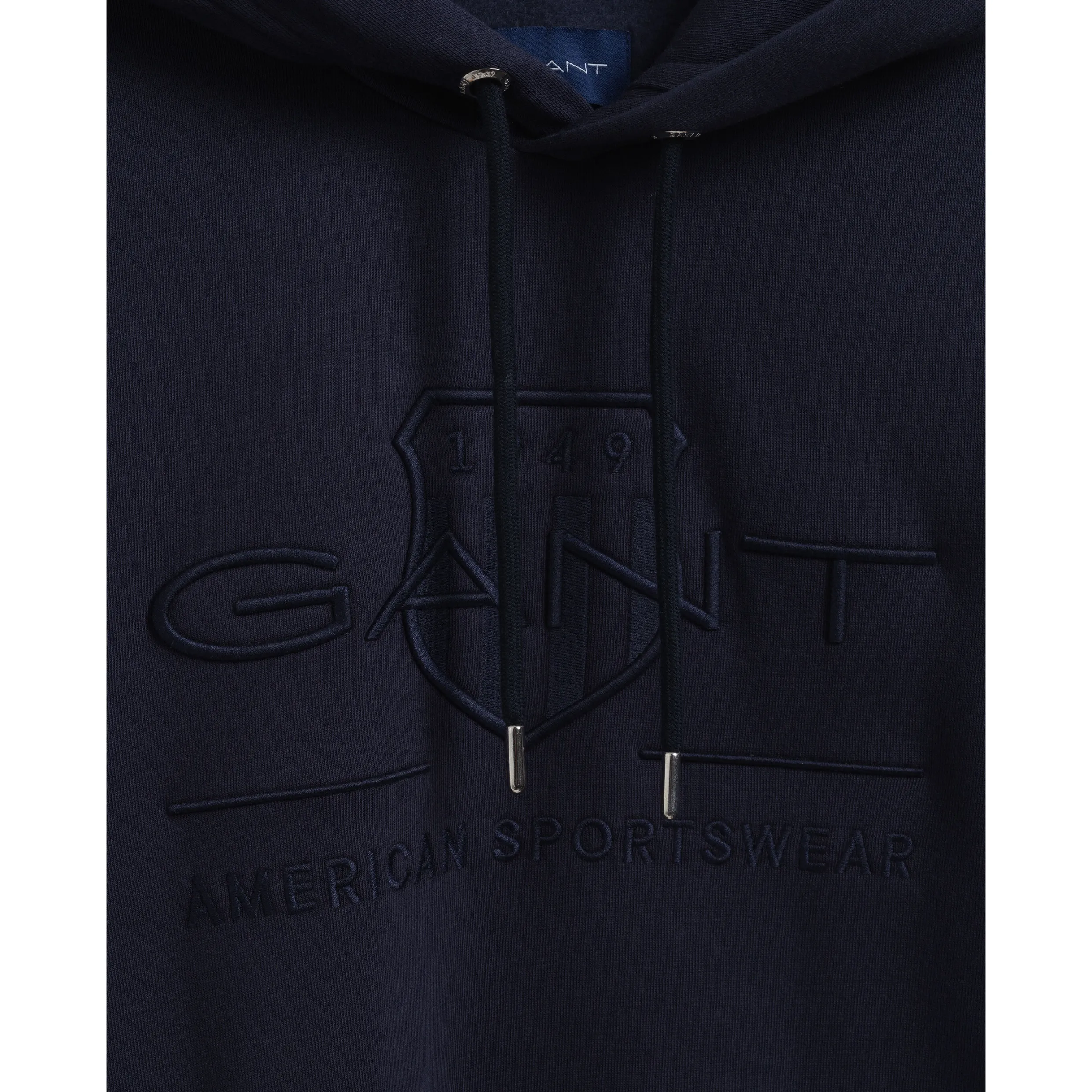 GANT TONAL SHIELD HOODIE 2037020 - Evening Blue