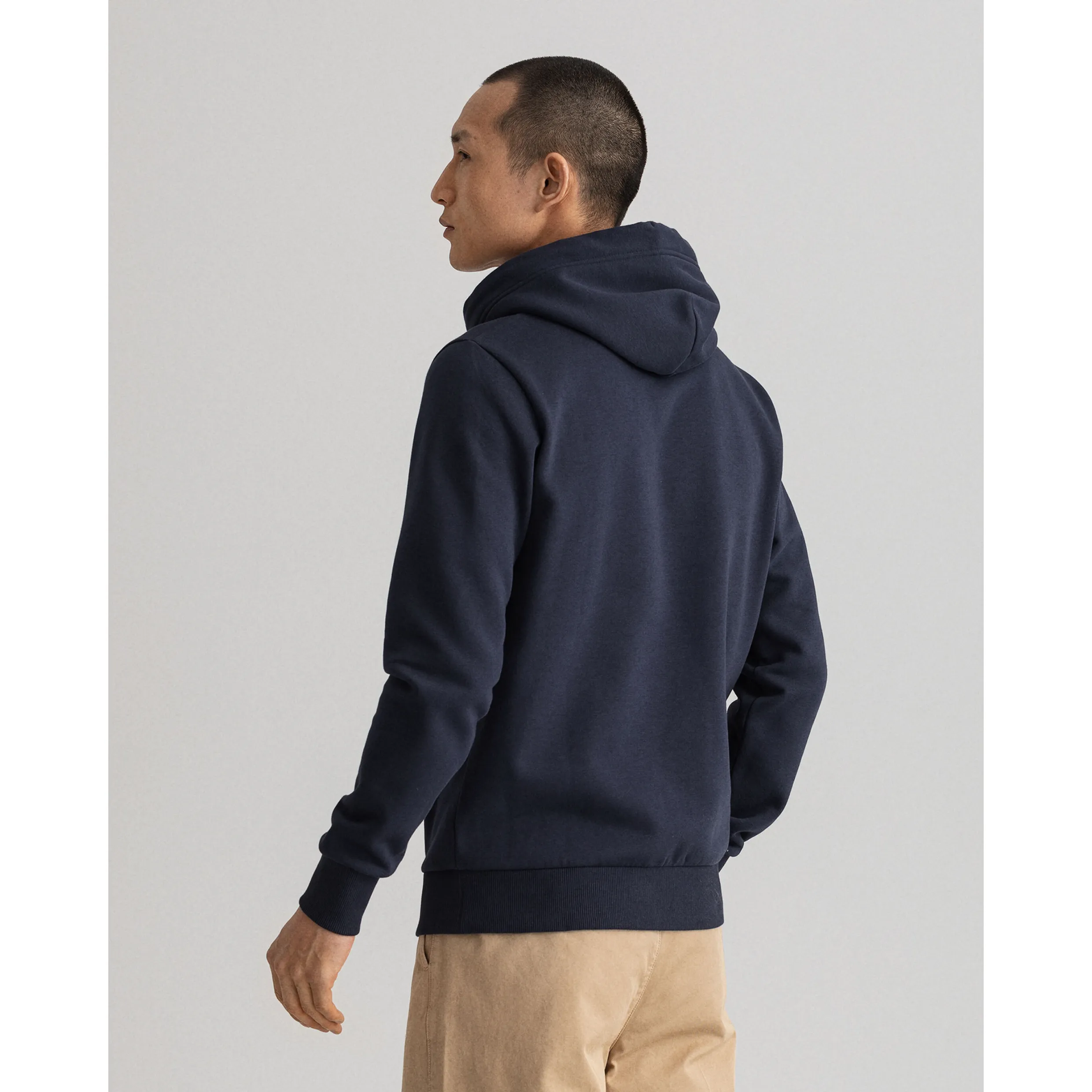 GANT TONAL SHIELD HOODIE 2037020 - Evening Blue