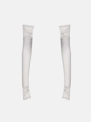 Gia Lace Long Sleeves Virgin White