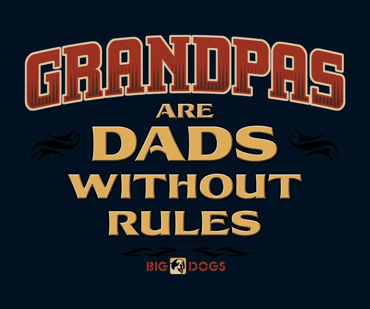 Grandpa Rules Graphic Hoodie