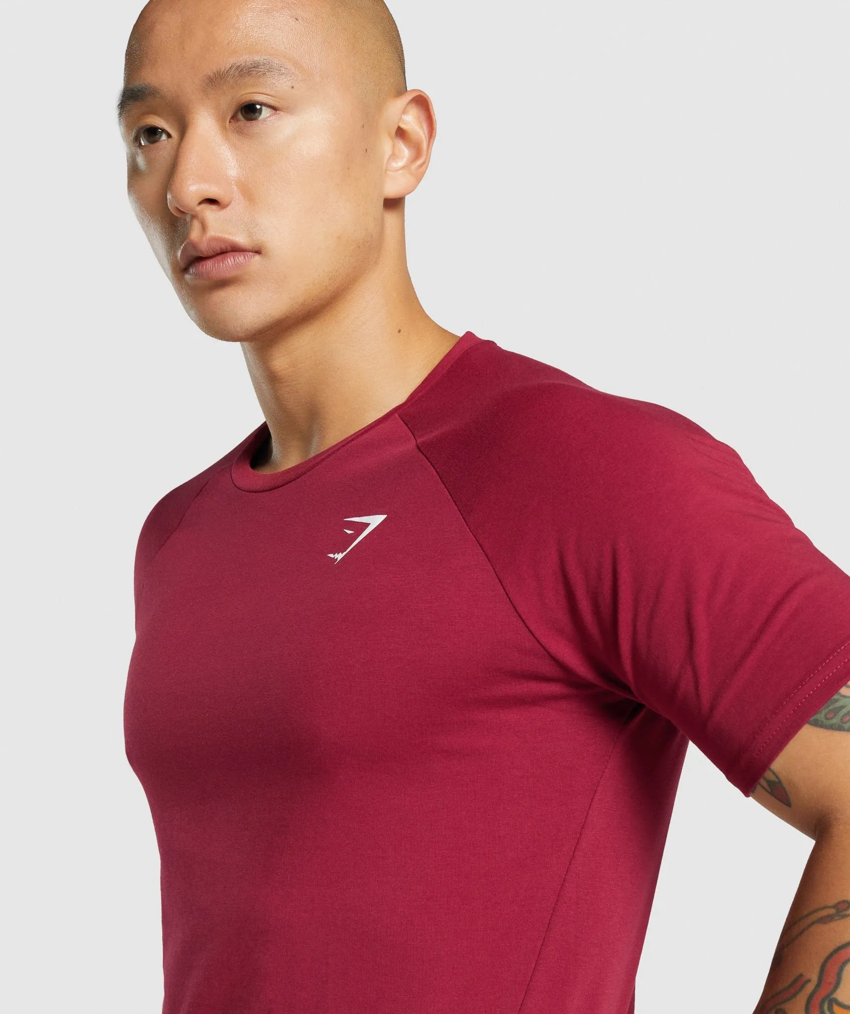 Gymshark Critical 2.0 T-Shirt - Burgundy