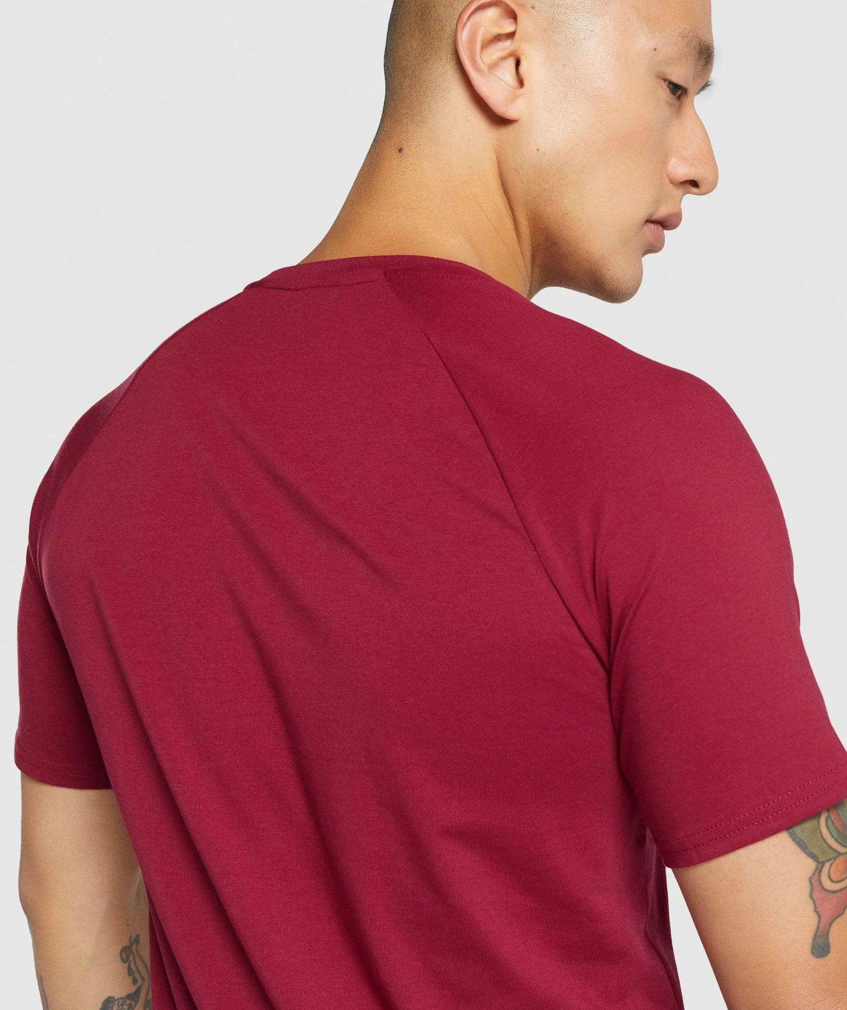 Gymshark Critical 2.0 T-Shirt - Burgundy