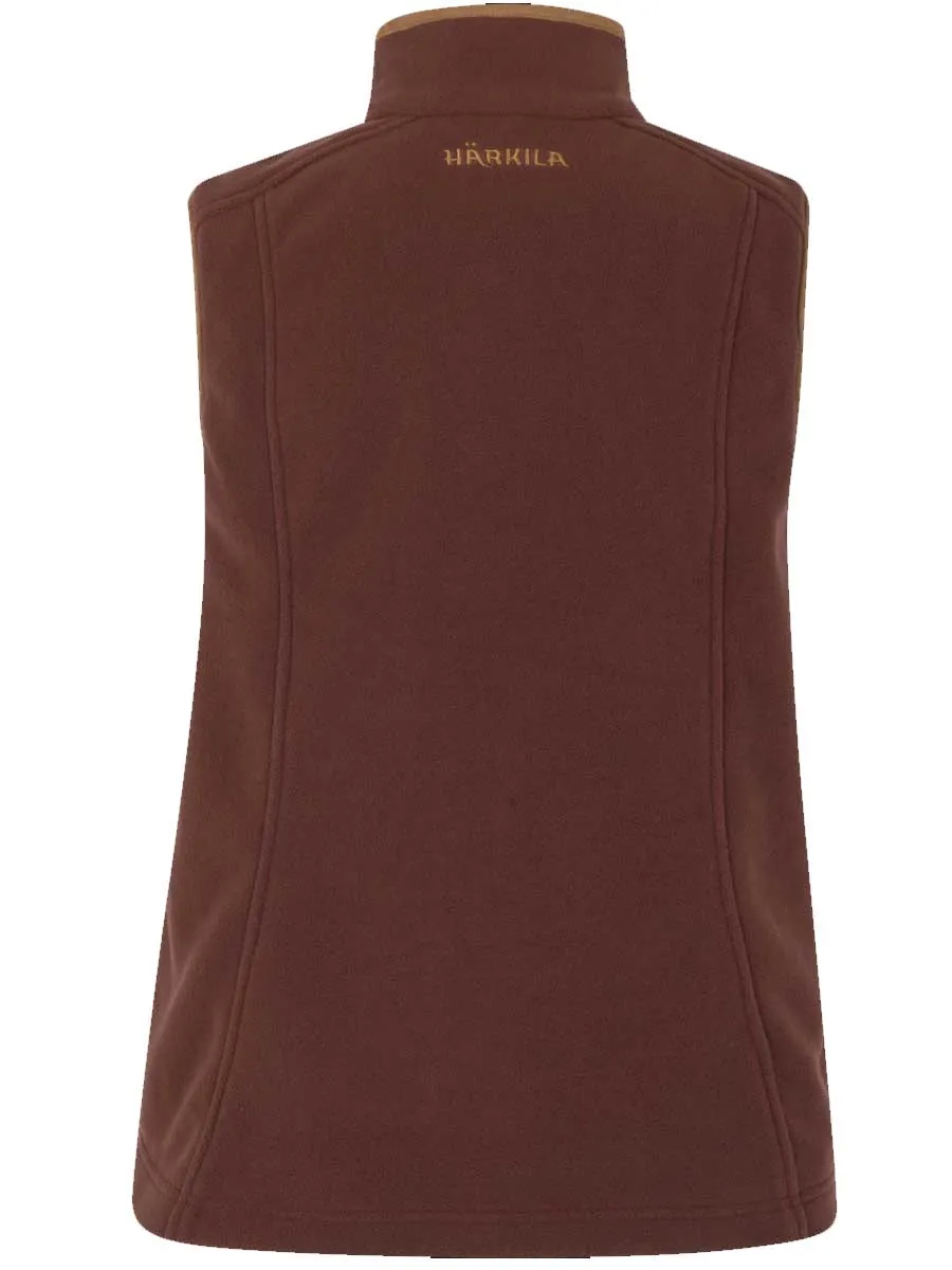 HARKILA Sandhem 200 Fleece Gilet - Women's - Burgundy