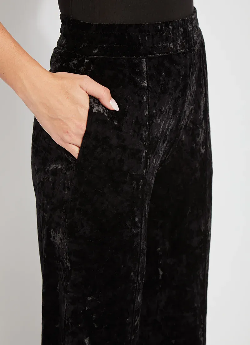 Harper Pant | Black Velvet